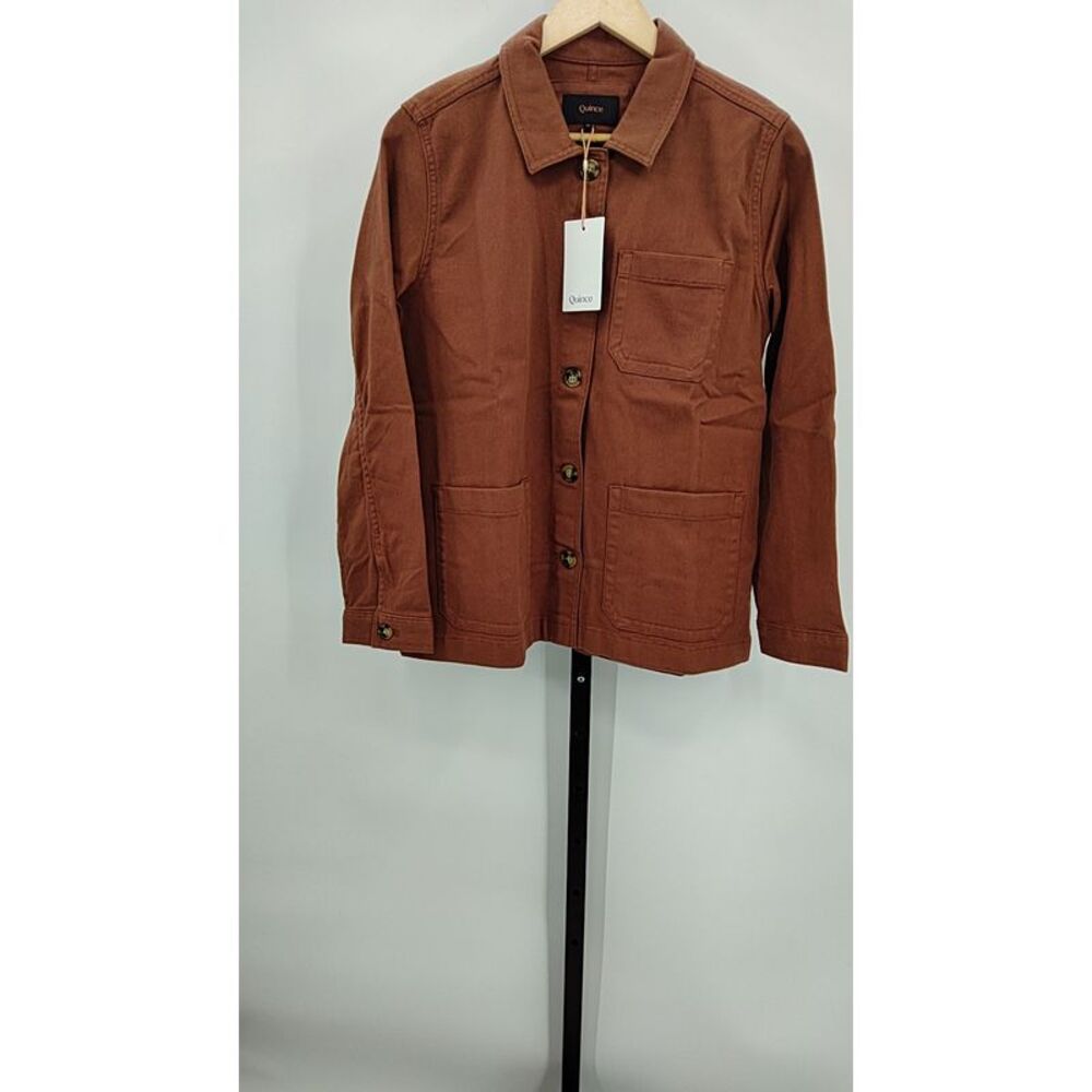 Quince Rust Button-Front Workwear Jacket - Picture 2 of 3